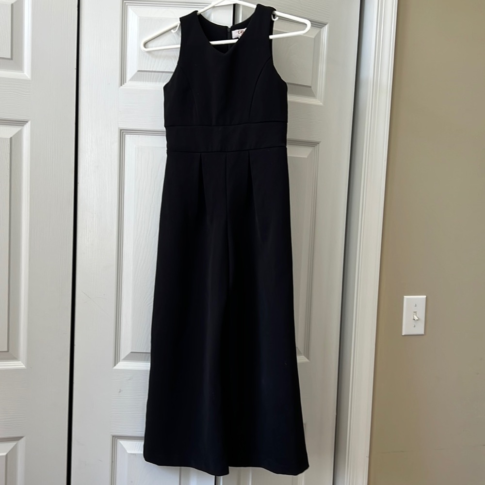 GB girls black jumpsuit sz 8